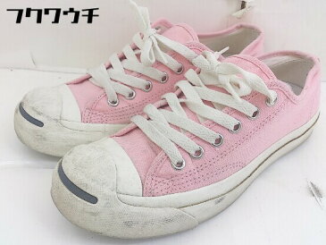 ◇ CONVERSE コンバース JACK PURCELL WASHCOLOR RH 1SC285 スニーカー シューズ サイズ23.5cm ピンク系 レディース 【中古】