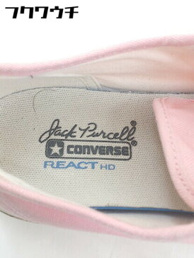 ◇ CONVERSE コンバース JACK PURCELL WASHCOLOR RH 1SC285 スニーカー シューズ サイズ23.5cm ピンク系 レディース 【中古】
