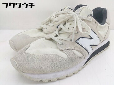 ◇ NEW BALANCE ニューバランス D U520NKO スニーカー シューズ サイズ26cm オフホワイト メンズ 【中古】