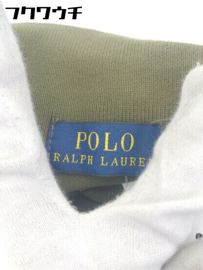 ◇ Polo by Ralph Lauren ポロ バイ ラルフローレン SLIM FIT 半袖 ポロシャツ サイズM 165/92A カーキ レディース 【中古】