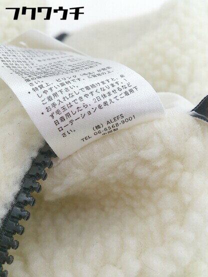 ◇ titivate ティティベイト リバーシブル ボア 長袖 ジャケット サイズM カーキ ホワイト レディース 【中古】