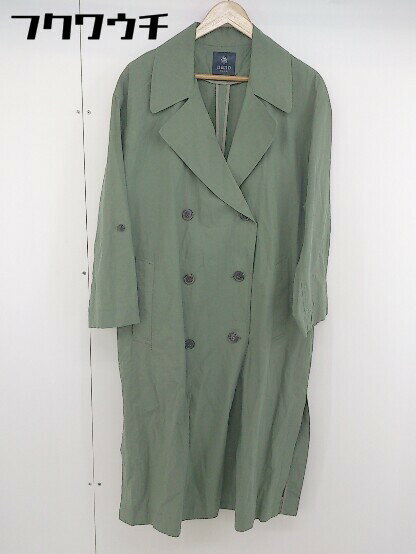 ◇ ◎ nano base ナノベース nano universe ナノユニバース 薄手 ダブルボタン 長袖 コート サイズ36 カ..