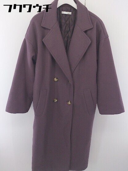 ■ Aunt Marie's アントマリーズ 長袖 コート サイズF パープル系 レディース 【中古】