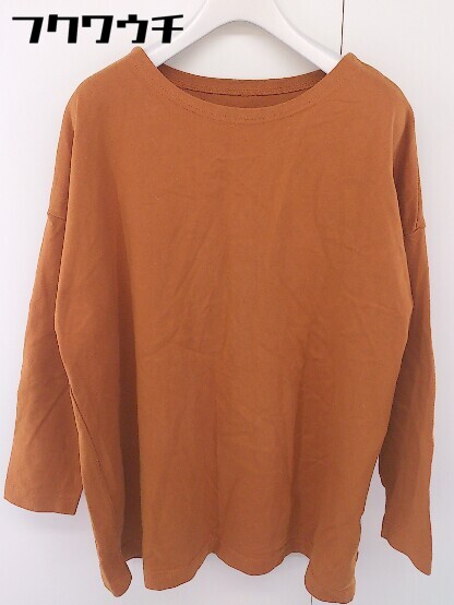 ◇ tree cafe antiqua アンティカ 長袖 Tシャツ カットソー サイズM ブラウン系 メンズ 【中古】