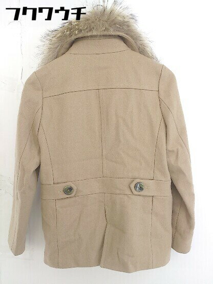 ◇ BEAUTY & YOUTH UNITED ARROWS ウール混 ラクーンファー 長袖 コート サイズM ベージュ レディース 【中古】