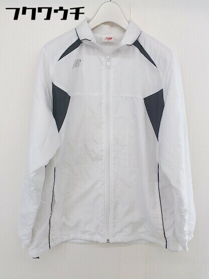 ◇ NEW BALANCE ニューバランス ジップアップ 長袖 ジャケット サイズS ホワイト メンズ 【中古】