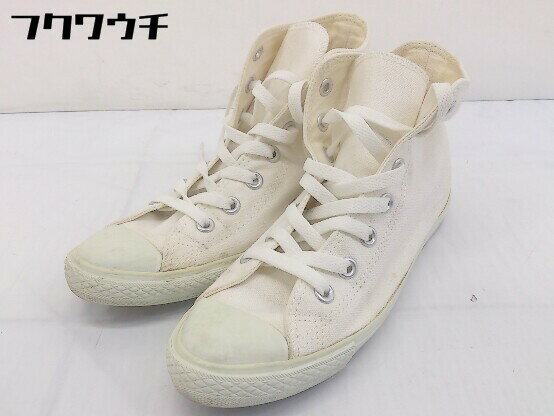 ◇ CONVERSE コンバース POINTED IN-HEEL 5CJ367 ハイカット スニーカー シューズ サイズ24cm ホワイト系 レディース 【中古】