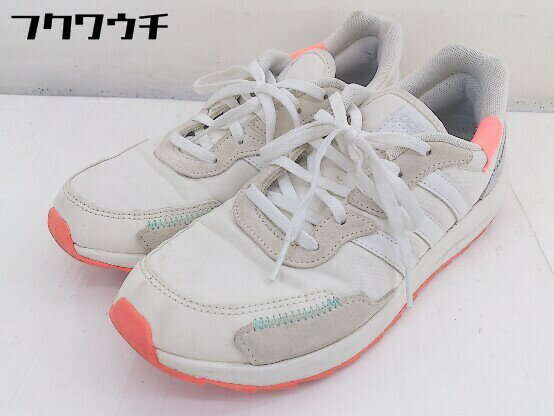 ◇ adidas アディダス RETRORUN W EH1858 スニーカー シューズ 24 ベージュ レディース 【中古】