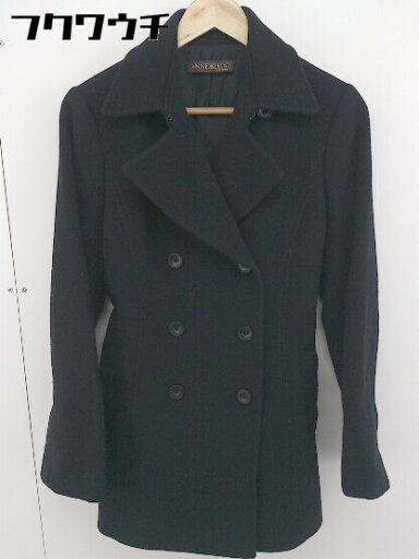 ◇ ◎ ANNE KLEIN アンクライン ウエストリボン付き 長袖 コート サイズ9 ブラック レディース 【中古】 ◇ ◎ ANNE KLEIN アンクライン ウエストリボン付き 長袖 コート サイズ9 ブラック レディース 【中古】