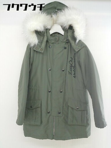 ◇ ZIDDY ジディ 中綿 フェイクファー 子供服 長袖 ジャケット サイズ150 カーキ レディース 【中古】 ◇ ZIDDY ジディ 中綿 フェイクファー 子供服 長袖 ジャケット サイズ150 カーキ レディース 【中古】