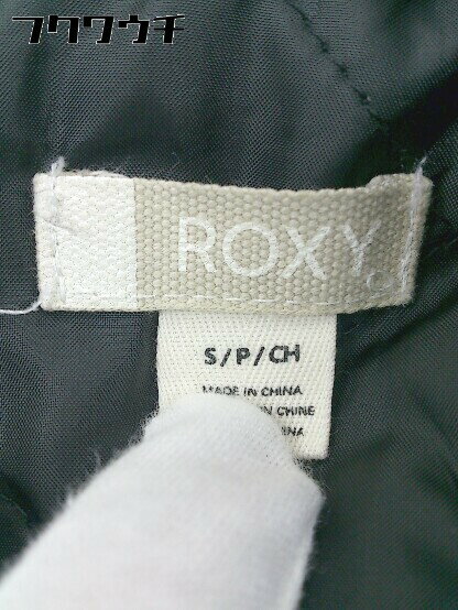 ◇ ROXY ロキシー ボア 中綿 長袖 ジップアップパーカー サイズS ブラック レディース 【中古】