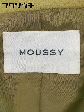 ■ MOUSSY マウジー 長袖 ロング コート サイズ1 マスタード レディース 【中古】