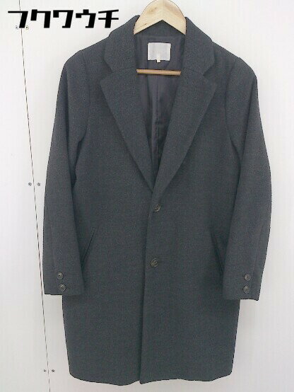 ◇ ehka sopo エヘカソポ 長袖 チェスターコート サイズ M ダークグレー レディース 【中古】