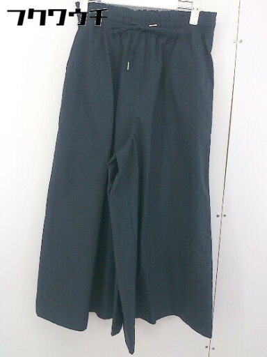 ◇ collex コレックス ウエストゴム リボン ワイド パンツ サイズM ネイビー レディース 【中古】 ◇ collex コレックス ウエストゴム リボン ワイド パンツ サイズM ネイビー レディース 【中古】