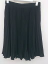 ◇ 伊太利屋 ITALIYA 膝丈 プリーツ スカート サイズ9A2 ブラック レディース 【中古】(4)