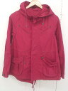 ◇ Ray BEAMS レイ ビームス ジップアップ 長袖 マウンテンパーカー レッド メンズ 【中古】