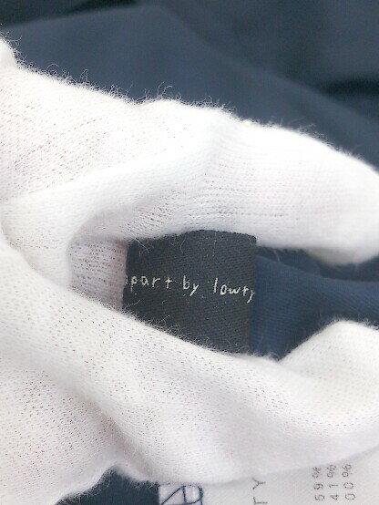 ◇ apart by lowrys アパートバイ ローリーズ 刺繍 長袖 ロング ワンピース サイズF ネイビー レディース 【中古】