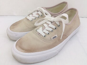 ◇ VANS ヴァンズ AUTHENTIC SCOTCHGARD スニーカー シューズ サイズ25cm ベージュ系 メンズ 【中古】