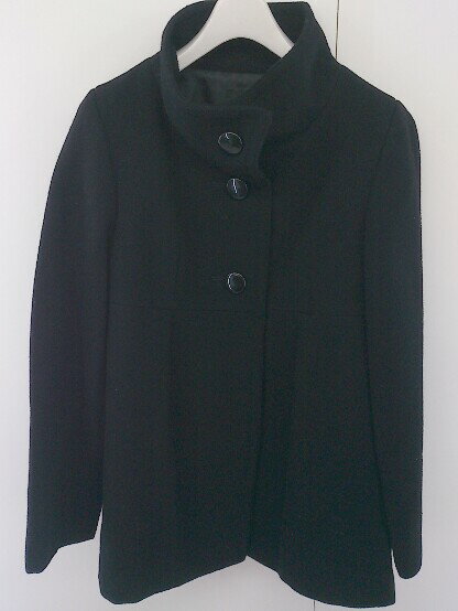 ◇ CLEAR IMPRESSION クリアインプレッション 長袖 コート サイズ3 ブラック レディース 【中古】