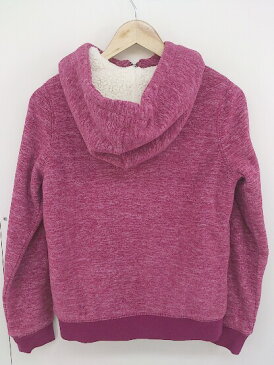 ◇ ROXY ロキシー 裏ボア 長袖 ジップアップ パーカー サイズM マゼンタ レディース 【中古】