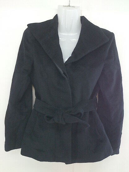 ◇ ◎ SPB エスピービー アンゴラ混 長袖 コート サイズ2 ブラック レディース 【中古】