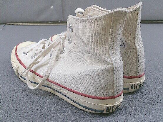 ◇ CONVERSE コンバース ハイカット スニーカー シューズ サイズ5 1/2 ベージュ系 レディース 【中古】