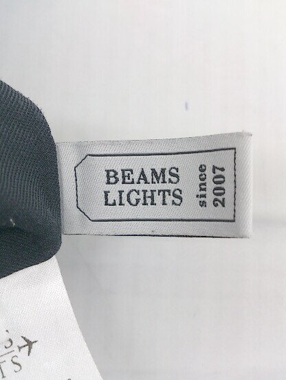 ◇ BEAMS LIGHTS ビームス ライツ フロントボタン スリット 膝下丈 タイト スカート サイズ38 ネイビー レディース 【中古】