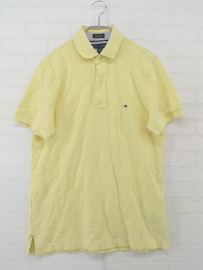 ◇ TOMMY HILFIGER トミーヒルフィガー 長袖 ポロシャツ サイズ XS イエロー メンズ 【中古】