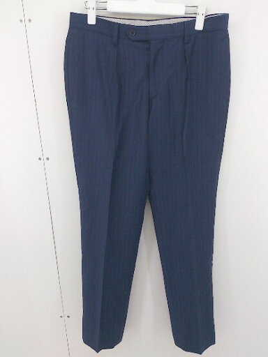 ◇ green label relaxing グリーンレーベル UNITED ARROWS ストライプ スラックス パンツ サイズ80 ネイビー メンズ 【中古】 ◇ green label relaxing グリーンレーベル UNITED ARROWS ストライプ スラックス パンツ サイズ80 ネイビー メンズ 【中古】