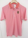 ◇ ◎ FILA GOLF フィラゴルフ 半袖 ゴルフウェア ポロシャツ サイズM ピンク系 レディース 【中古】