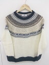 ◇ Sonny Label サニーレーベル URBAN RESEARCH 総柄 長袖 ニット セーター サイズF アイボリー マルチ レディース 【中古】