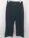 ◇ Cheap Monday チープマンデイ OMEGA CROPPED DAWN BLACK クロップドパンツ サイズ25 ブラック レディース 【中古】(4)