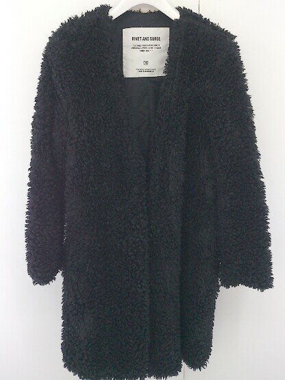 ◇ rivet & surge リベット アンド サージ 長袖 コート サイズM ブラック レディース 【中古】