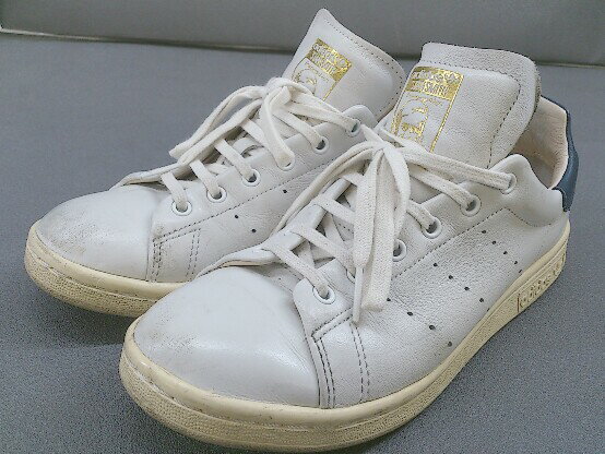 ◇ adidas アディダス CQ3033 STAN SMITH RECON スタンスミス リーコン スニーカー シューズ 23 ホワイト レディース 【中古】