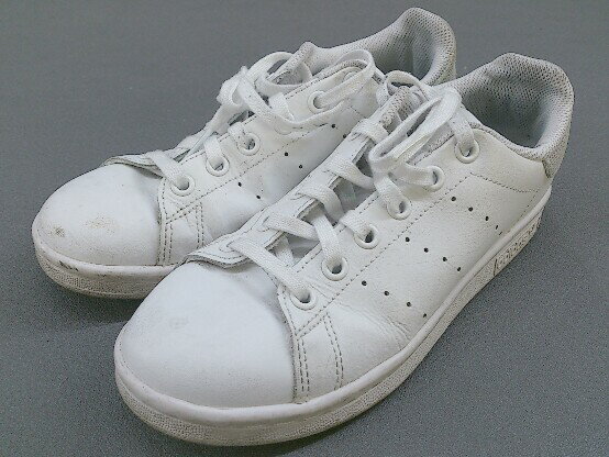 ◇ adidas アディダス STAN SMITH J F34338 キッズ スニーカー シューズ サイズ22cm ホワイト メンズ 【中古】