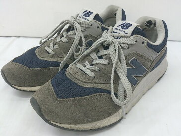 ◇ NEW BALANCE ニューバランス CM997HAX スニーカー シューズ サイズ23.5cm グレー系 ネイビー系 レディース 【中古】