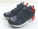 ◇ Reebok INSTAPUMP FURY ROAD CNY V67865 スニーカー シューズ サイズ23.5cm ブラック ホワイト レッド系 レディース 【中古】