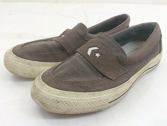 ◇ CONVERSE SKATEBOARDING CS LOAFER SK 1CL765 スニーカー シューズ サイズ24.5cm ダークブラウン レディース 【中古】