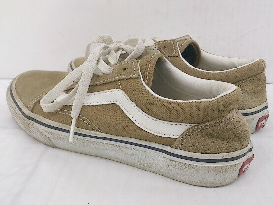 ◇ VANS ヴァンズ オールドスクール ULTRACUSH スニーカー シューズ サイズ23.5cm ベージュ系 レディース 【中古】