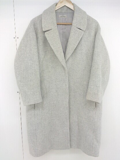 ◇ JOURNAL STANDARD relume ウール 長袖 チェスターコート サイズ S グレー レディース 【中古】