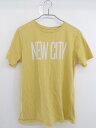 ◇ Saturdays NYC サタデーズ ニューヨークシティ ロゴ 半袖 Tシャツ カットソー サイズ XS イエロー ホワイト メンズ 【中古】