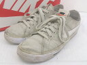 ◇ ◎ NIKE ナイキ LEGACY CNVS CZ0294-002 スニーカー シューズ サイズ24.5cm グレー系 レディース 【中古】