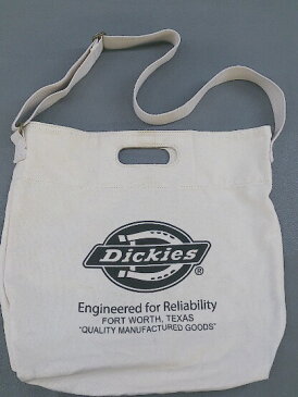 ◇ Dickies ディッキーズ キャンバス ショルダー トート バッグ アイボリー メンズ 【中古】