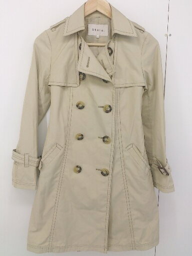 ◇ ◎ Stola. ストラ ベルト付 長袖 トレンチ コート サイズ36 ベージュ レディース 【中古】 ◇ ◎ Stola. ストラ ベルト付 長袖 トレンチ コート サイズ36 ベージュ レディース 【中古】