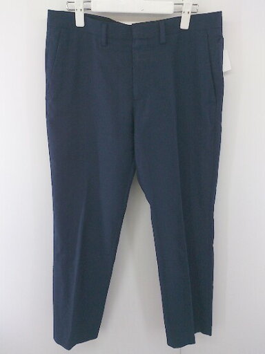 ◇ JUNRed ジュンレッド ストライプ スラックスパンツ サイズL ネイビー メンズ 【中古】 ◇ JUNRed ジュンレッド ストライプ スラックスパンツ サイズL ネイビー メンズ 【中古】