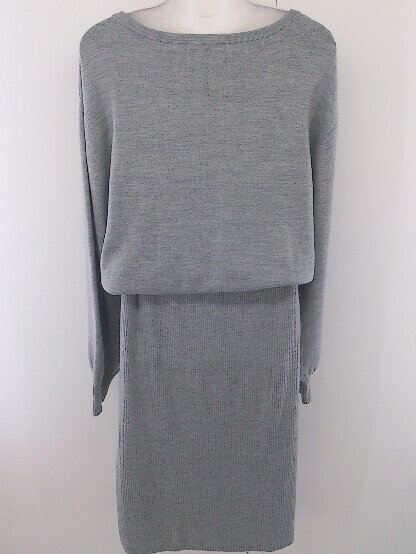 ◇ MOUSSY マウジー 長袖 ロング ニット ワンピース サイズF グレー レディース 【中古】