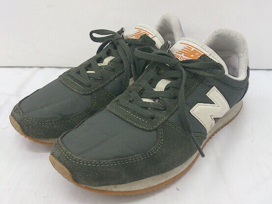 ◇ NEW BALANCE ニューバランス WL220PGC スニーカー シューズ サイズ22.5cm カーキ系 レディース 【中古】