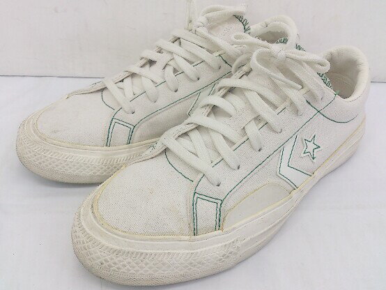 ◇ ◎CONVERSE コンバース 1CL668 シェブロンスター ローカットスニーカー サイズ23cm アイボリー レディース 【中古】