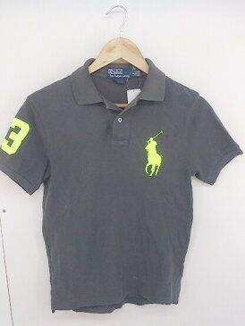 ◇ Polo by Ralph Lauren ポロ バイ ラルフローレン ビッグポニー 半袖 ポロシャツ サイズS 170/92A グレー メンズ 【中古】