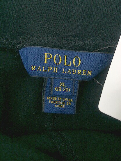 ◇ POLO RALPH LAUREN ポロ ラルフローレン キッズ 子供服 スウェット パンツ サイズXL(18-20) ブラック メンズ 【中古】